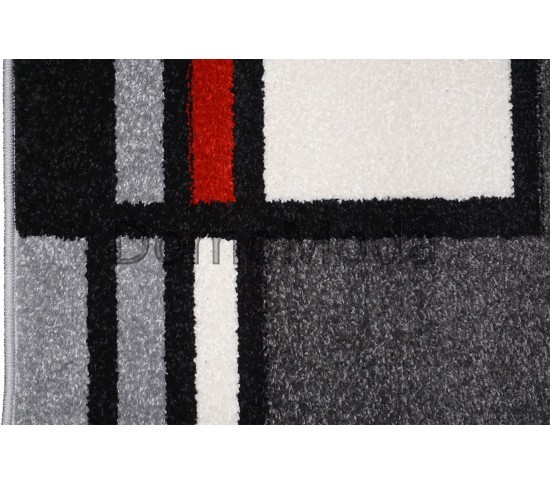 Синтетическая ковровая дорожка CAMINO 02581C L.Grey-L.Red - высокое качество по лучшей цене в Украине изображение 3.